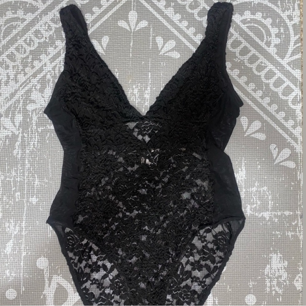 Black Lace Teddy worn 1x